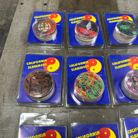 Vintage Pogs MilkCap Game California Slammers Lot Sealed - Picture 5 of 7